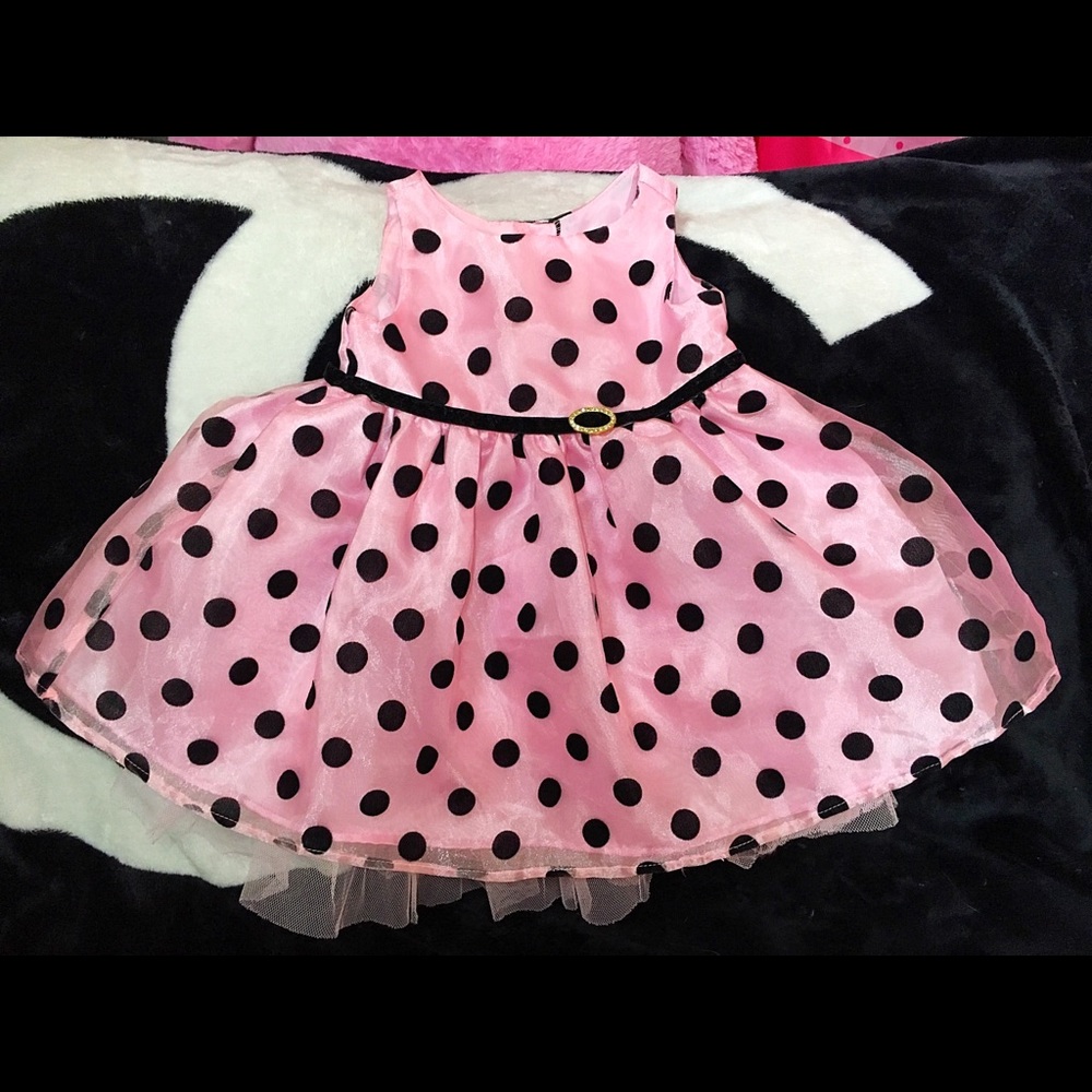 SOLD.  Jenny & Me Pink Dress 6/9M